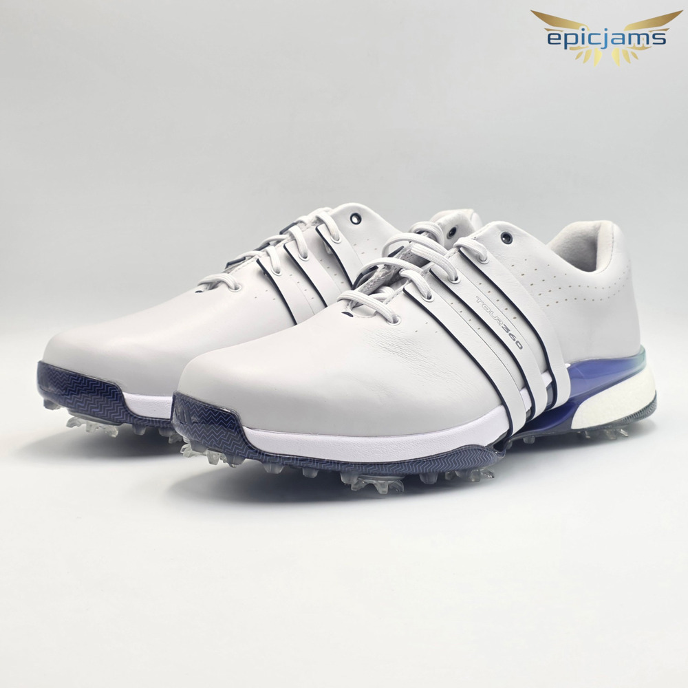 adidas Tour360 24 BOOST Golf Shoes IH5170 White Dash Grey Men's Size 10.5 New